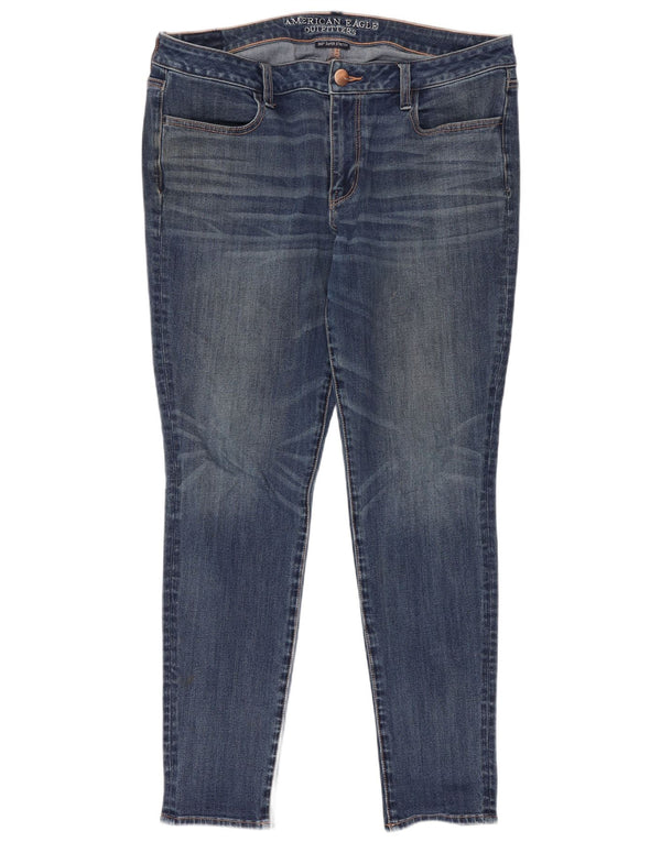 Blugi jegging pentru femei American Eagle UK 18 XL W38 L28 Bumbac albastru