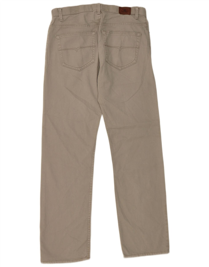 Blugi drepți pentru bărbați Marks & Spencer Blue Harbour W34 L33 bumbac gri