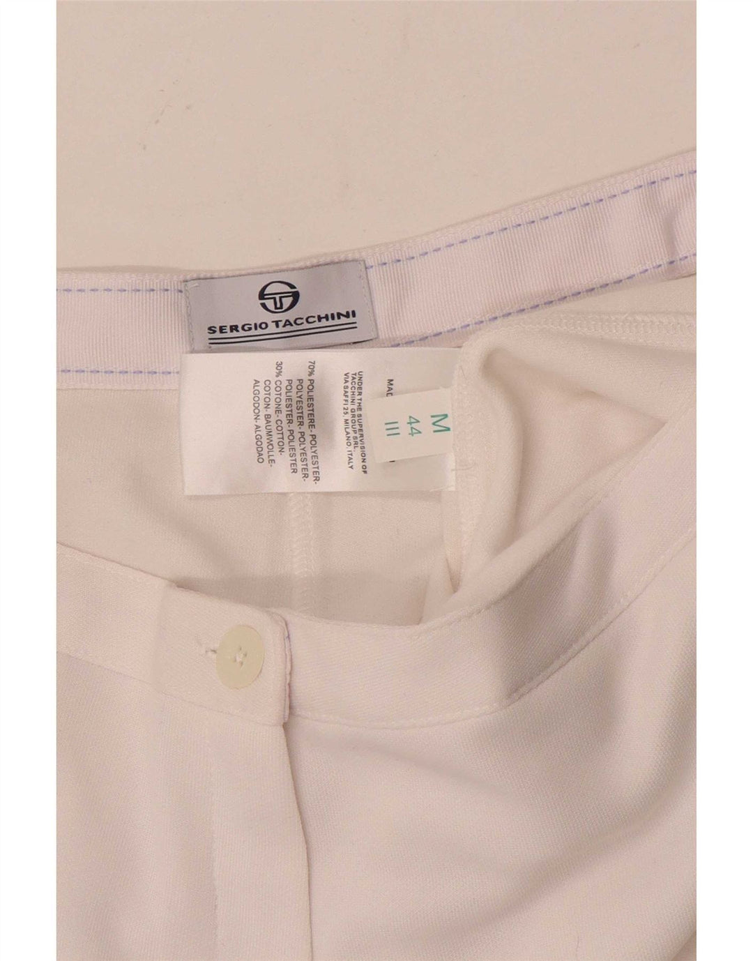 Pantaloni scurți pentru femei Sergio Tacchini Medium W30 Poliester alb