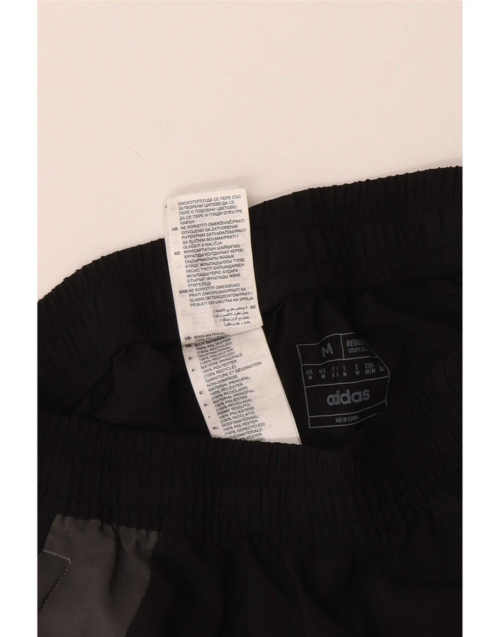 Pantaloni scurți sport grafic Adidas pentru bărbați, medii, negru, poliester color bloc