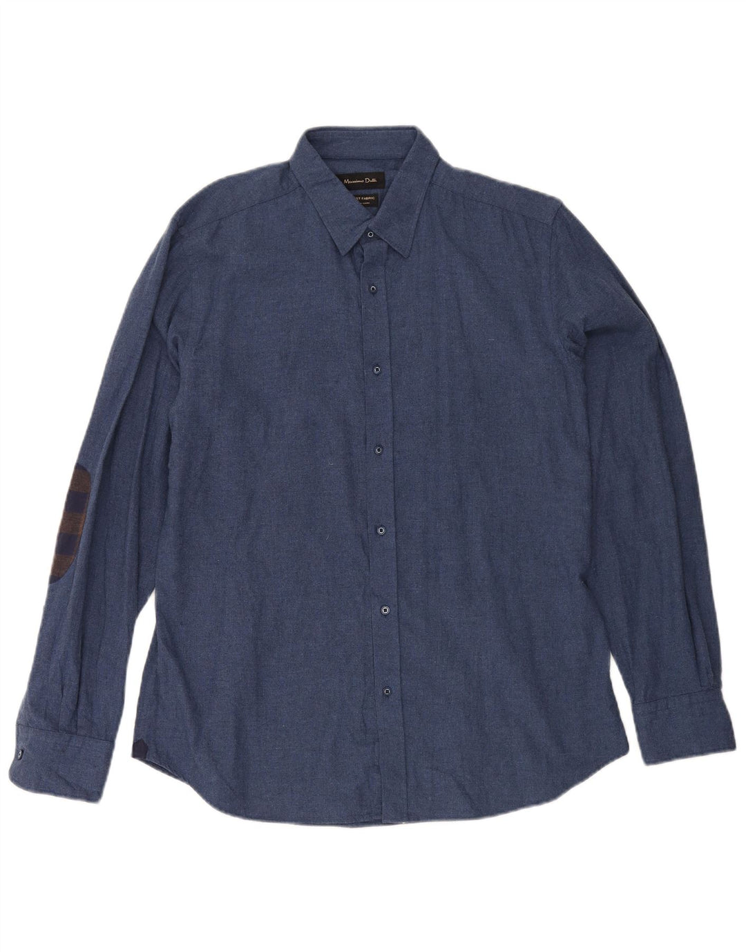 Cămașă Massimo Dutti pentru bărbați, mare, bleumarin, bumbac