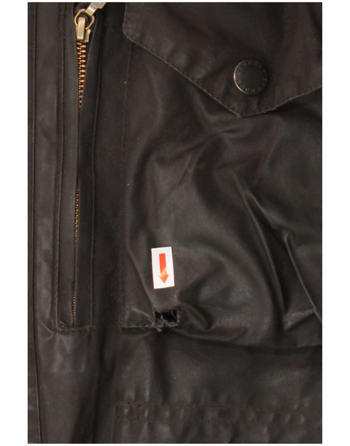 Jachetă pentru bărbați BARBOUR din bumbac cerat UK 38 Maro mediu