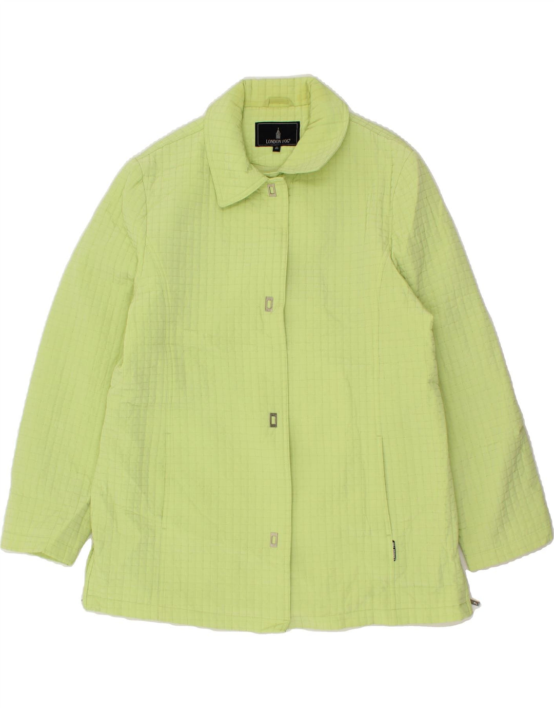LONDON FOG Womens Overcoat UK 18 XL Green Polyester Vintage London Fog and Second-Hand London Fog from Messina Hembry 