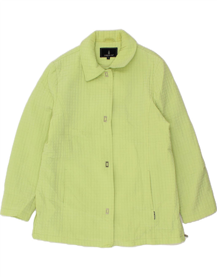 LONDON FOG Womens Overcoat UK 18 XL Green Polyester Vintage London Fog and Second-Hand London Fog from Messina Hembry 