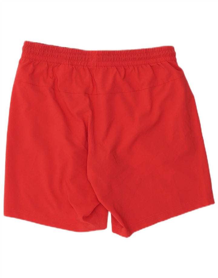 Pantaloni scurti sport pentru bărbați Reebok, poliester roșu mare