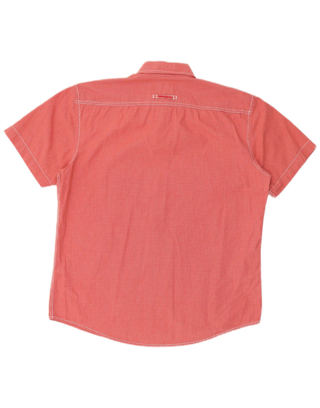 Cămașă cu mânecă scurtă pentru bărbați Camel Active, bumbac cu carouri mari, roșii