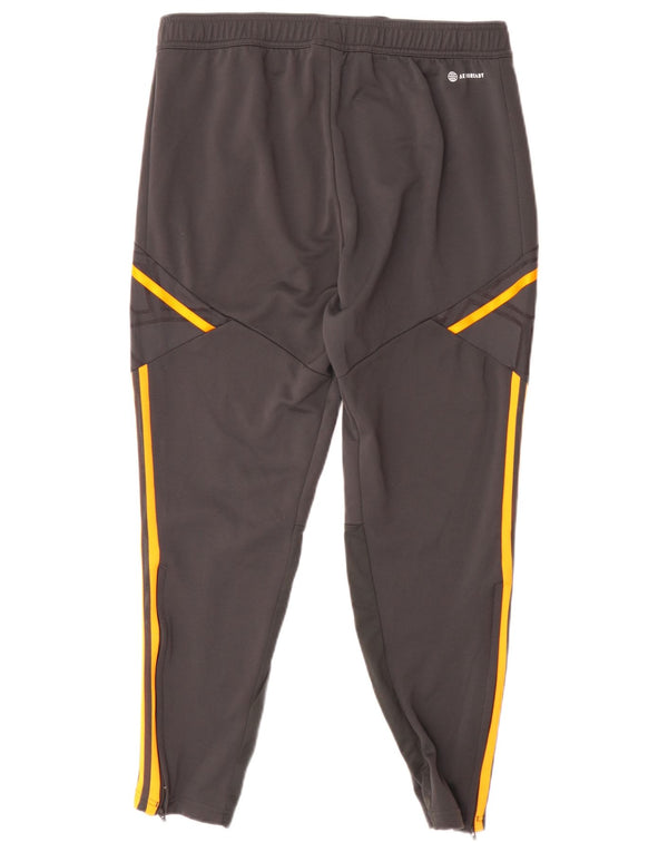 Pantaloni de trening Adidas Leeds United FC pentru bărbați, mari, gri, poliester