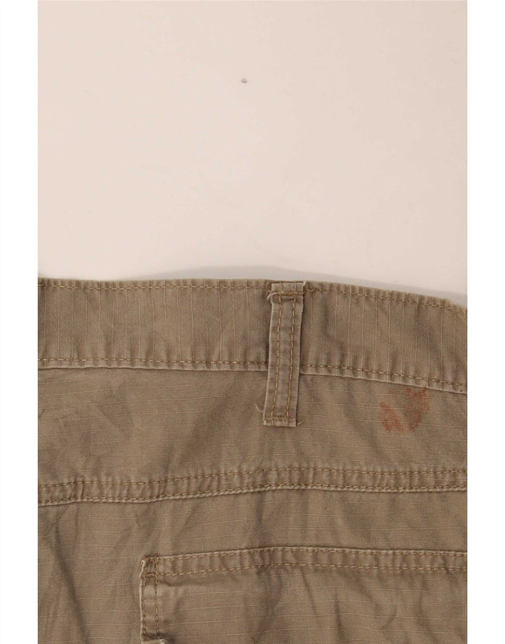 Pantaloni scurți cargo Wrangler pentru bărbați W36, bumbac mare kaki