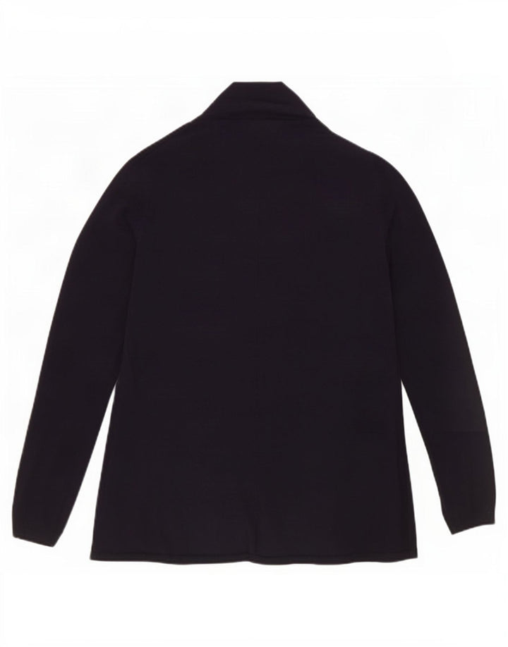 Pulover cardigan deschis pentru femei Zara UK 10 Mic Bleumarin