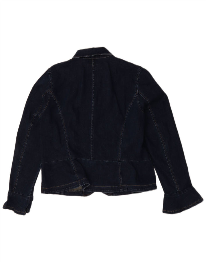 Jachetă de blugi pentru femei Ralph Lauren US 14 XL din bumbac bleumarin