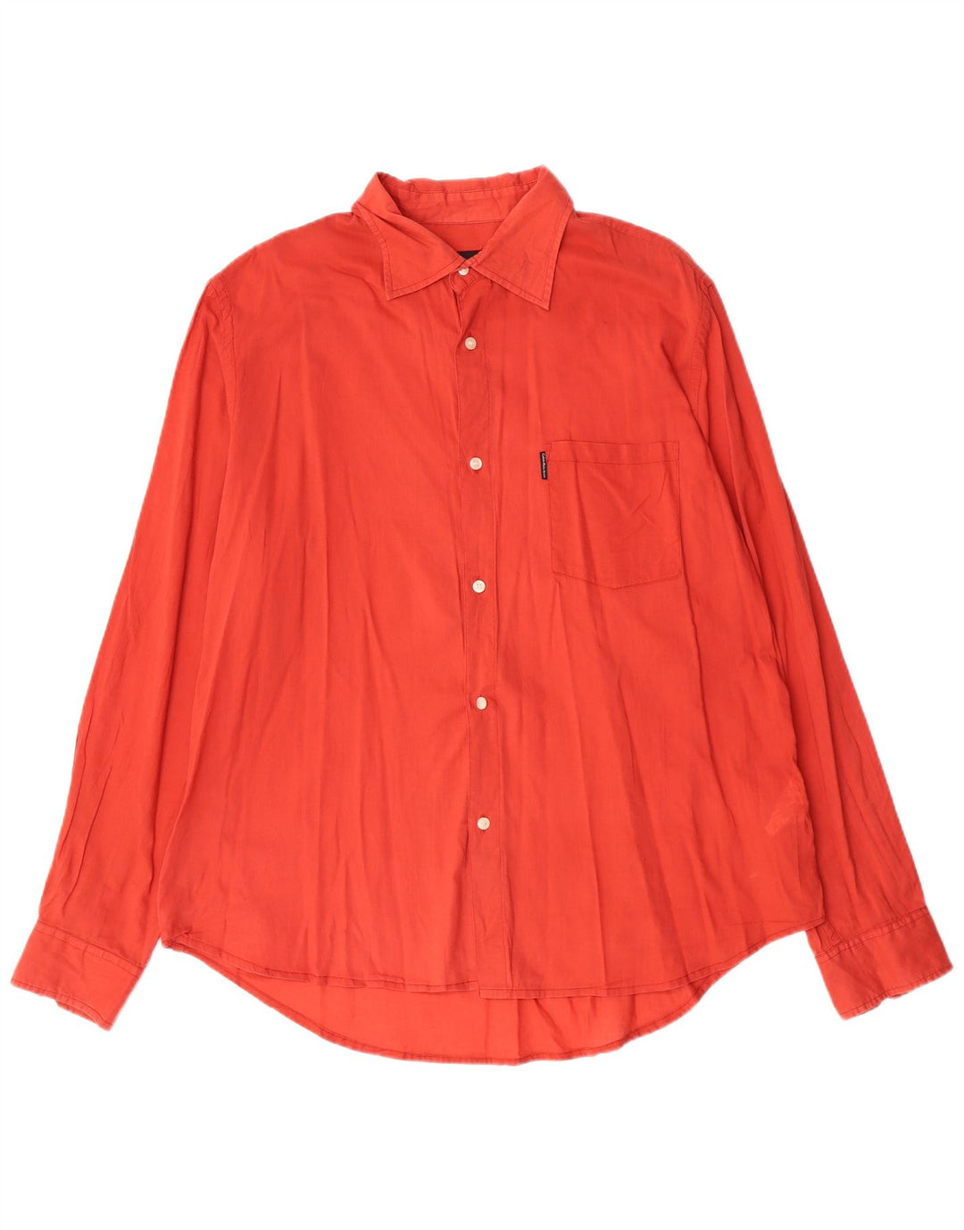 Cămașă pentru bărbați Calvin Klein Jeans, bumbac roșu 2XL