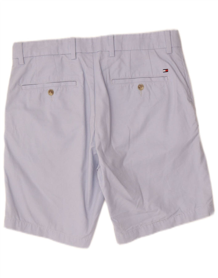 Pantaloni scurți chino Tommy Hilfiger pentru bărbați W32, bumbac albastru mediu