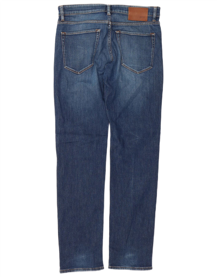 Blugi slim pentru bărbați Hugo Boss W31 L32 Bumbac albastru