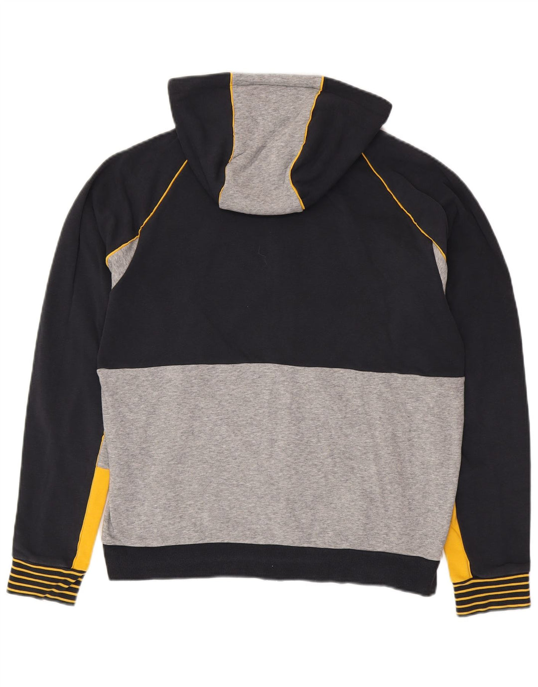 HUGO BOSS Pulover cu capotă cu fermoar, cu formă obișnuită, pentru bărbați, mare, albastru bleumarin