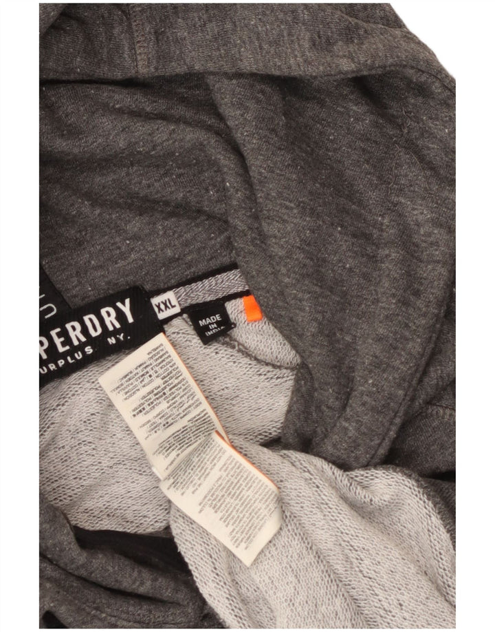 Pulover grafic Superdry pentru bărbați, 2XL, poliester gri