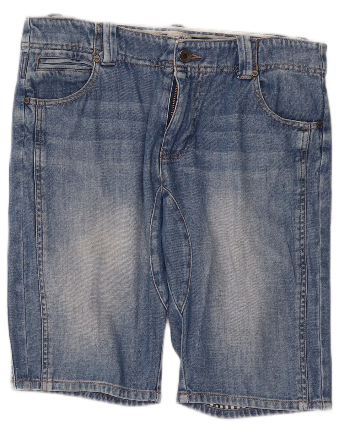 Armani Junior Pantaloni Scurt Denim Băieți 14-15 Ani W32 Bumbac Albastru