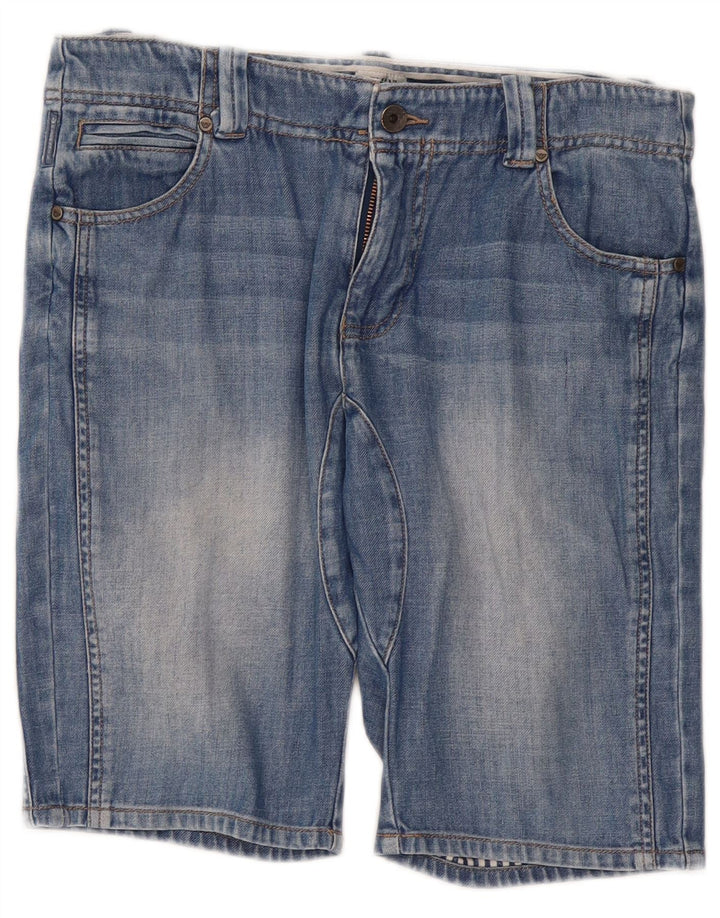 Armani Junior Pantaloni Scurt Denim Băieți 14-15 Ani W32 Bumbac Albastru