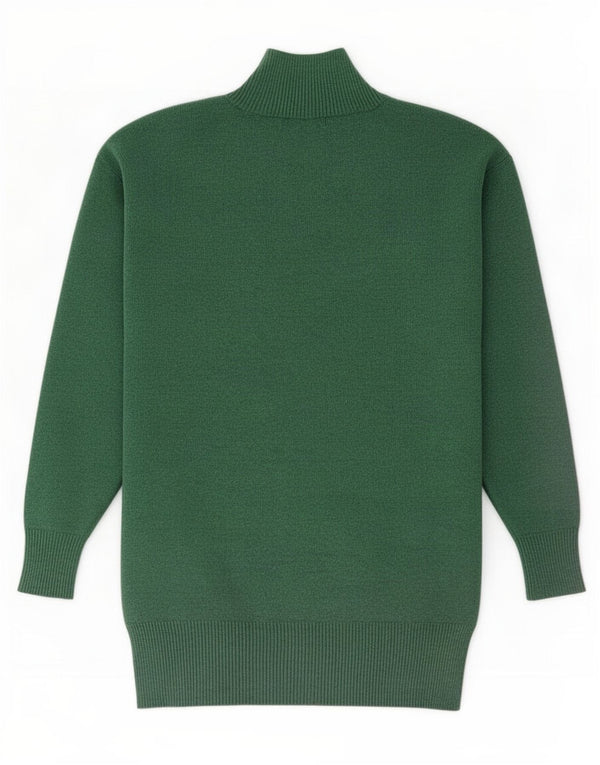 Pulover cu gât țestoasă pentru femei Marks & Spencer UK 10 Small Green