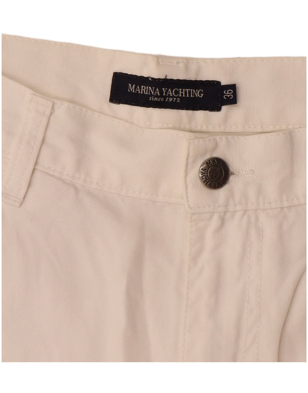 MARINA YACHTING Pantaloni casual drepti pentru bărbați L36 L31 Bumbac alb