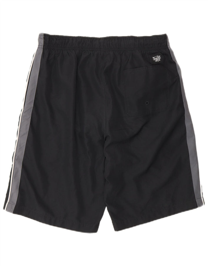 Pantaloni scurți de înot Nike pentru bărbați, poliester mediu negru