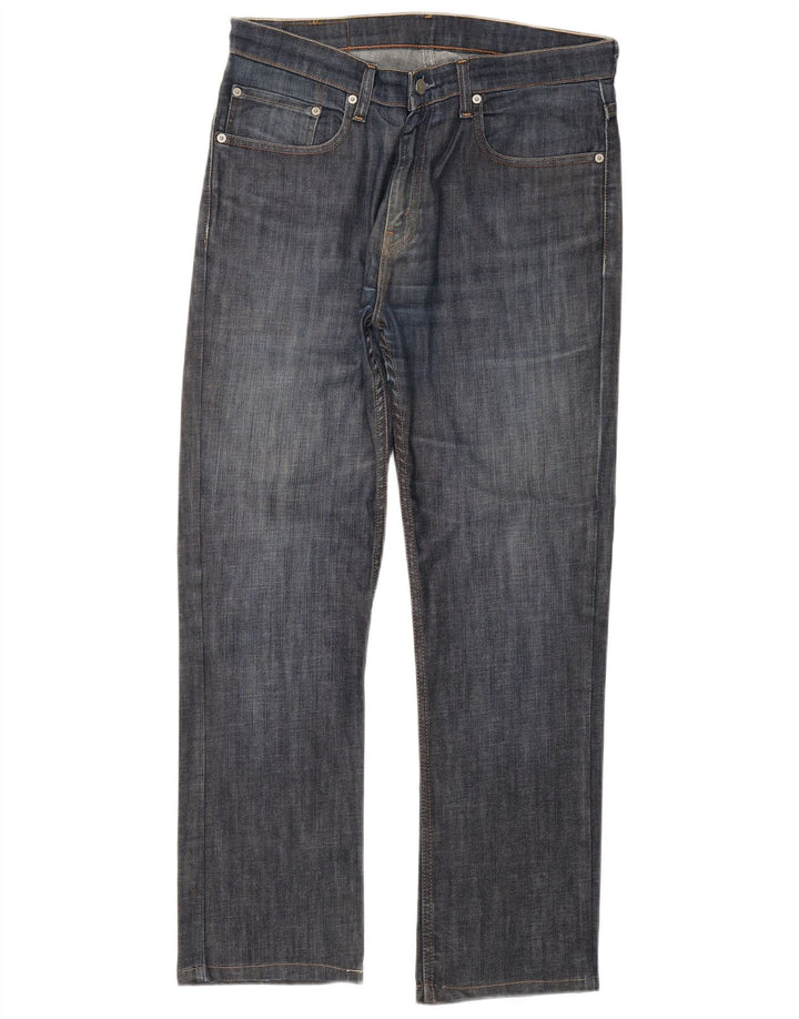 Blugi drepti pentru bărbați Levi's L34 L34 Bumbac bleumarin