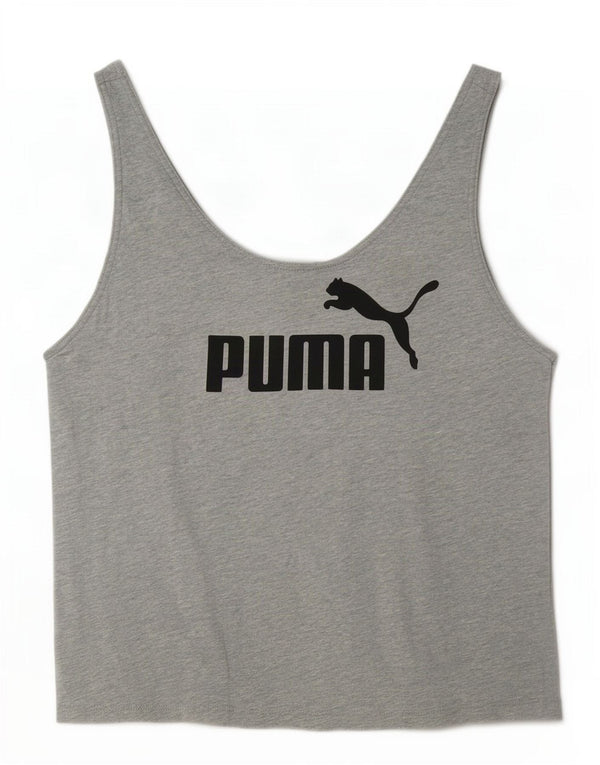 Vesta grafică pentru femei Puma UK 10 Small Grey Flecked