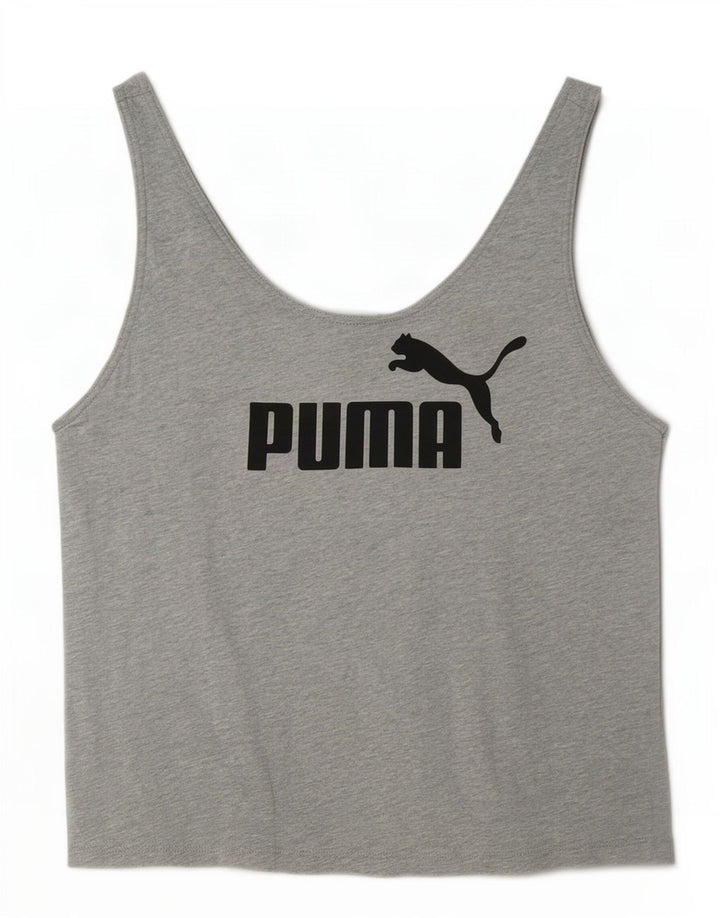 Vesta grafică pentru femei Puma UK 10 Small Grey Flecked
