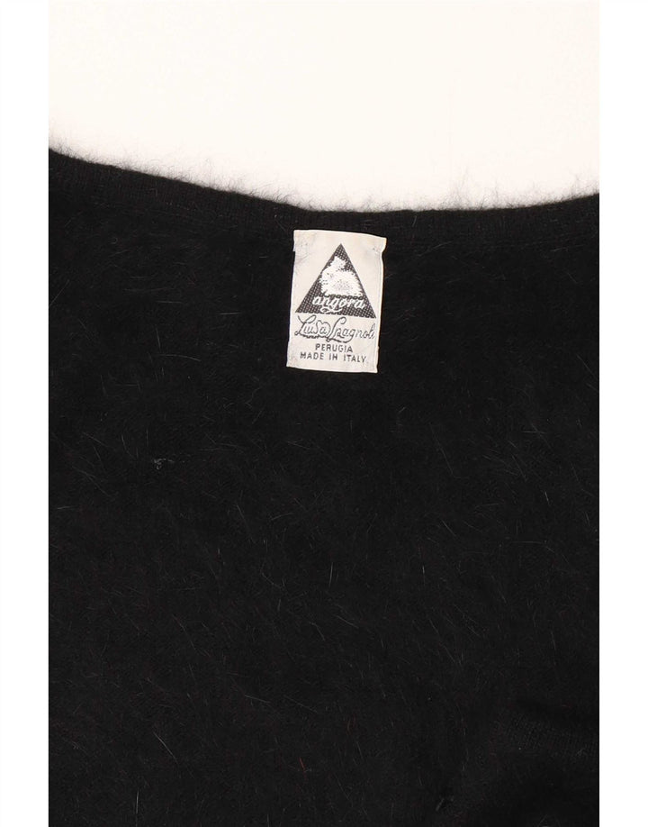 Luisa Spagnoli Womens Cami Top UK 14 Medium Black Angora