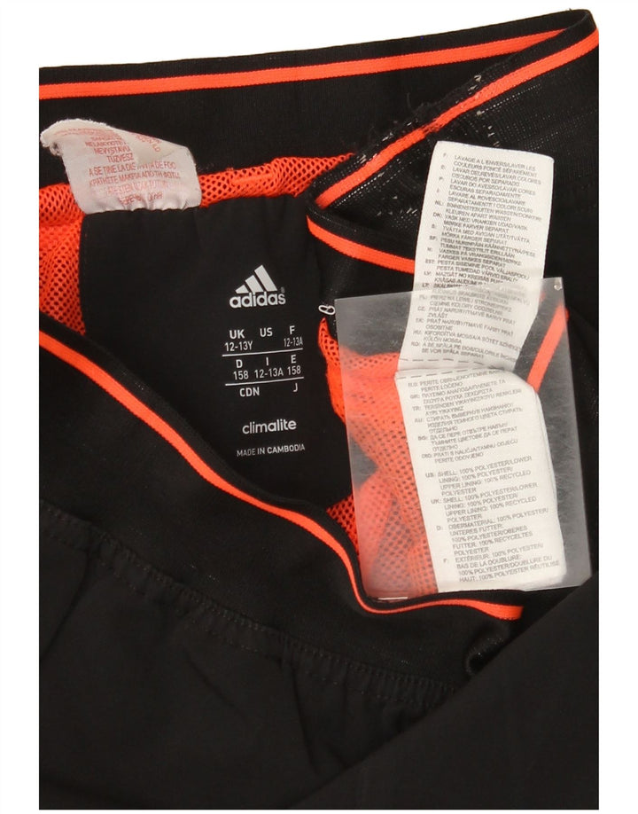 Pantaloni de trening Adidas băieți MESSI 12-13 ani poliester negru