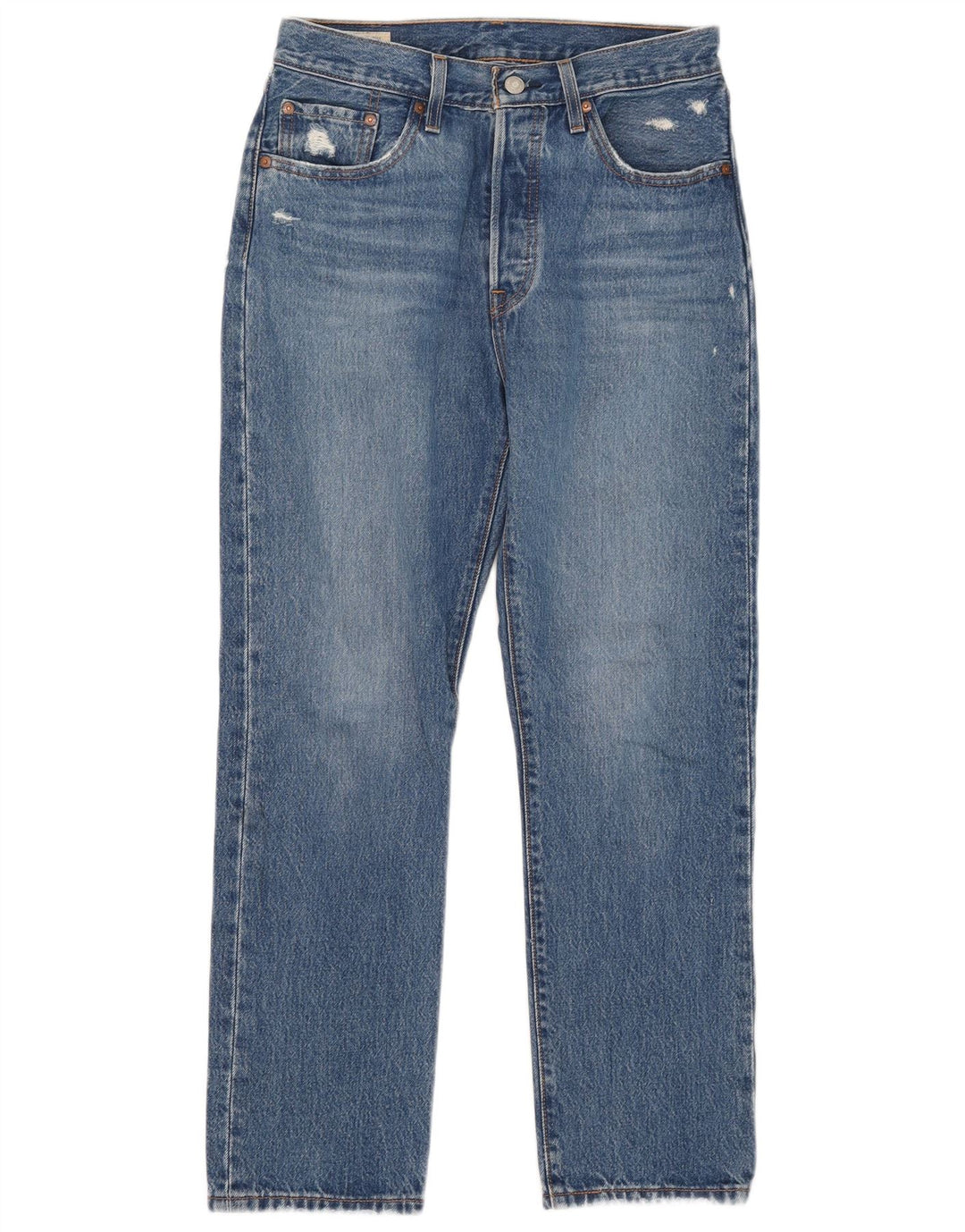 Blugi drepti pentru femei Levi's 501 W27 L29 Bumbac albastru