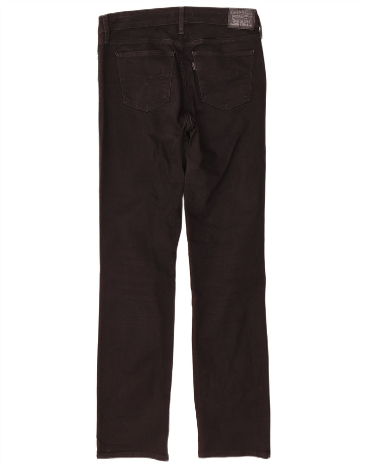 Blugi Levi's 712 Slim pentru femei W30 L32 bumbac negru