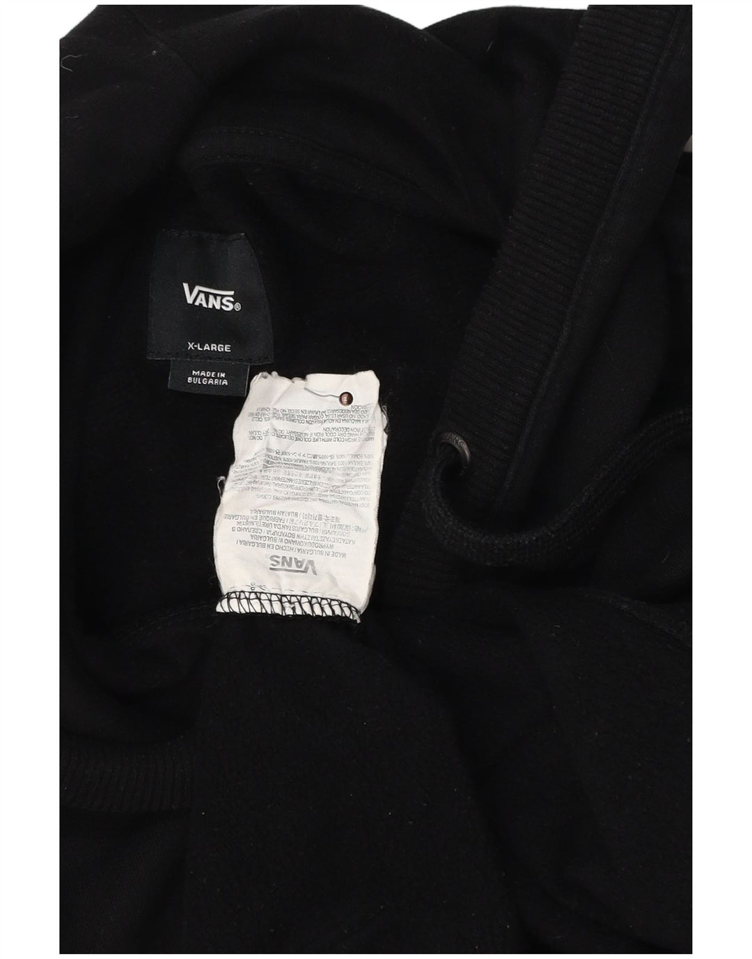 Hanocă grafică pentru bărbați VANS, XL, bumbac, negru