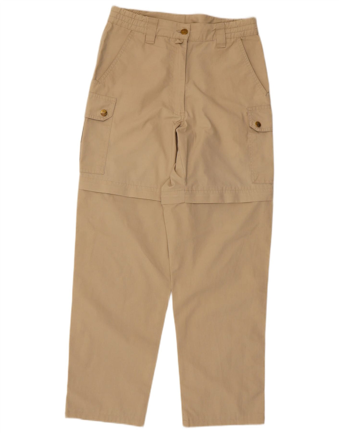 Jack Wolfskin Pantaloni cargo drepti pentru femei W27 L28 poliester bej