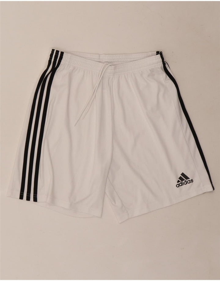 Pantaloni scurți Adidas Aeroready Sport pentru bărbați, poliester alb mediu