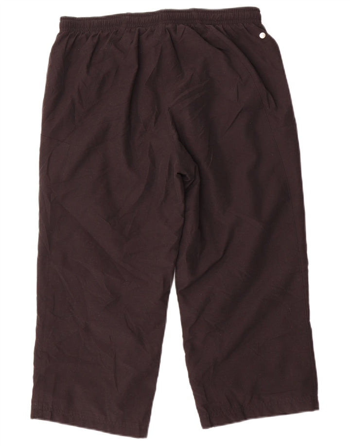 Pantaloni de trening Reebok Capri pentru femei UK 10 Poliester negru mic