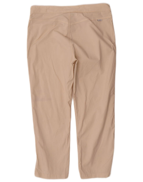Aspesi Pantaloni drepți tăiați pentru femei IT 44 Medium W30 L23 Bej Bumbac