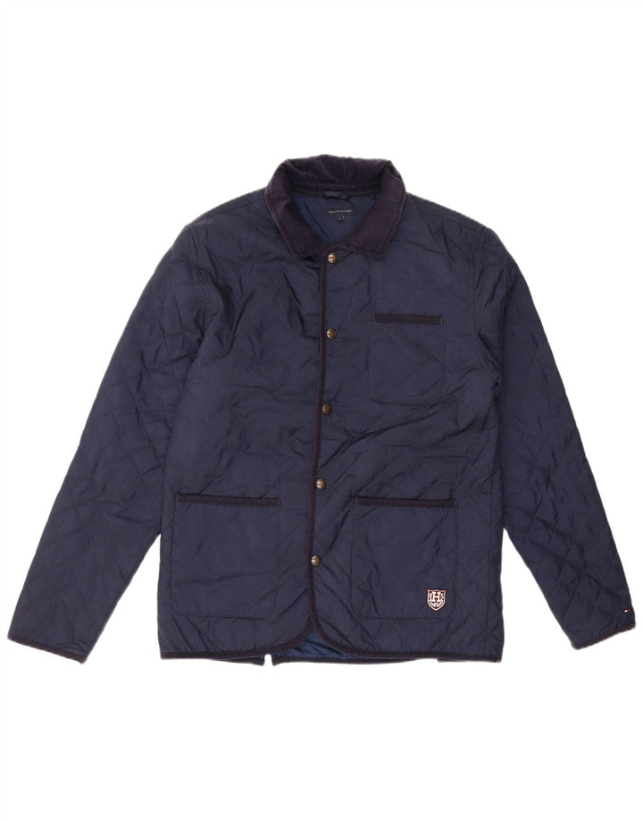 Jachetă matlasată Tommy Hilfiger pentru băieți 15-16 ani, bleumarin