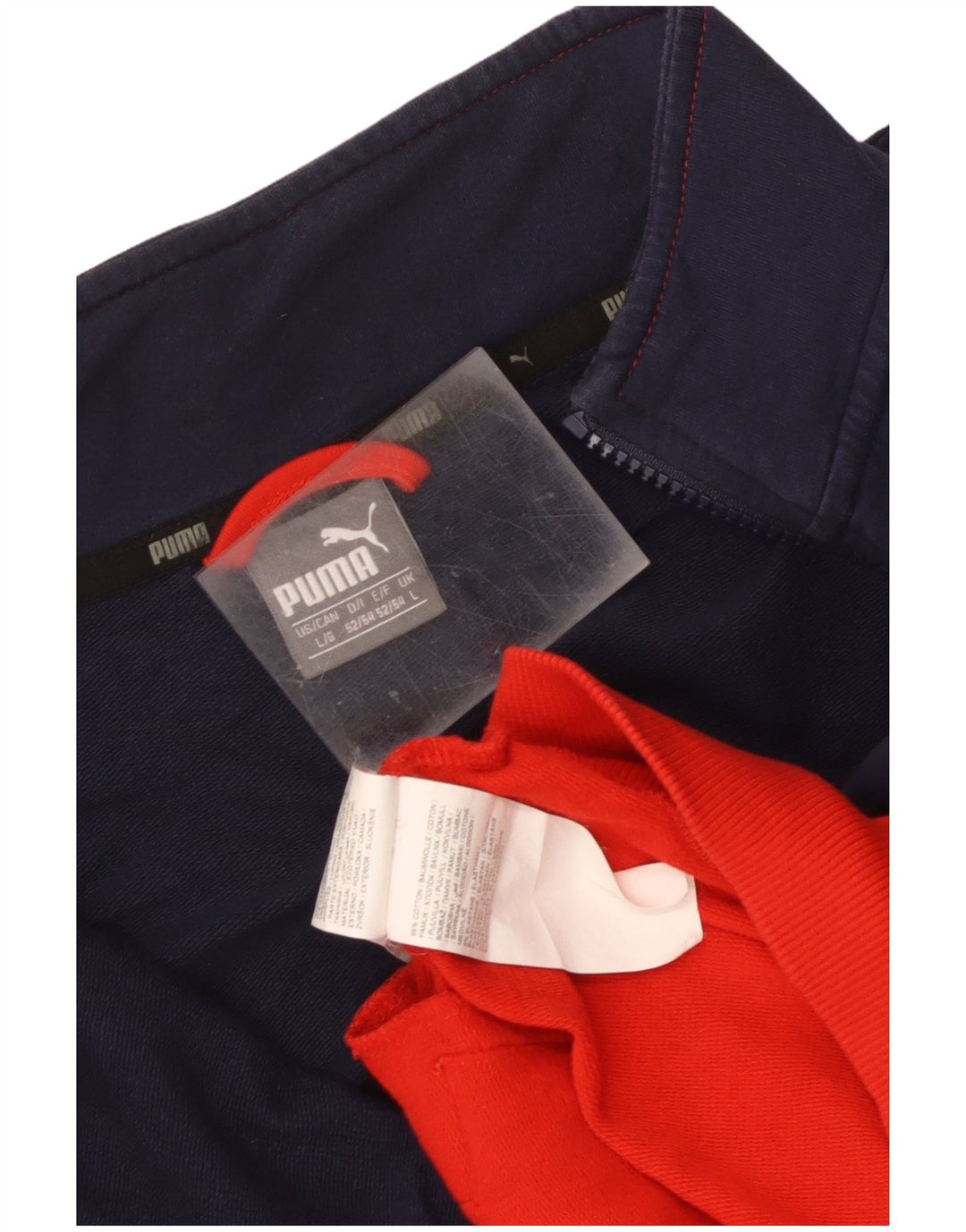 Jachetă de top pentru trening Puma pentru bărbați, roșu, mare, bloc de culoare