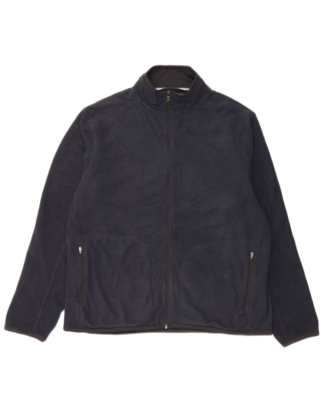Jachetă fleece pentru bărbați Marks & Spencer UK 42 XL bleumarin poliester