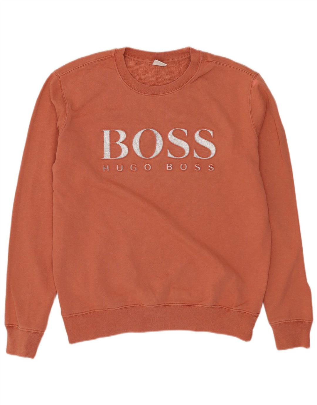 Hanorac cu grafic pentru femei Hugo Boss Pulover UK 12 portocaliu mediu