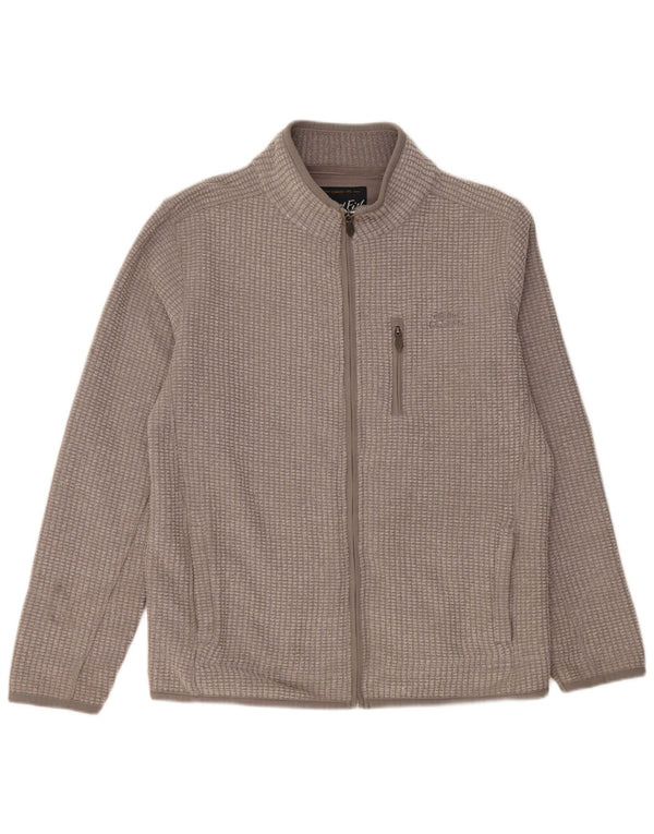 Jachetă fleece pentru bărbați WEIRD FISH UK 40, mare, gri, poliester