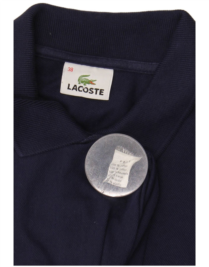 Tricou polo LACOSTE pentru femei Mărimea 38 Bumbac bleumarin mediu