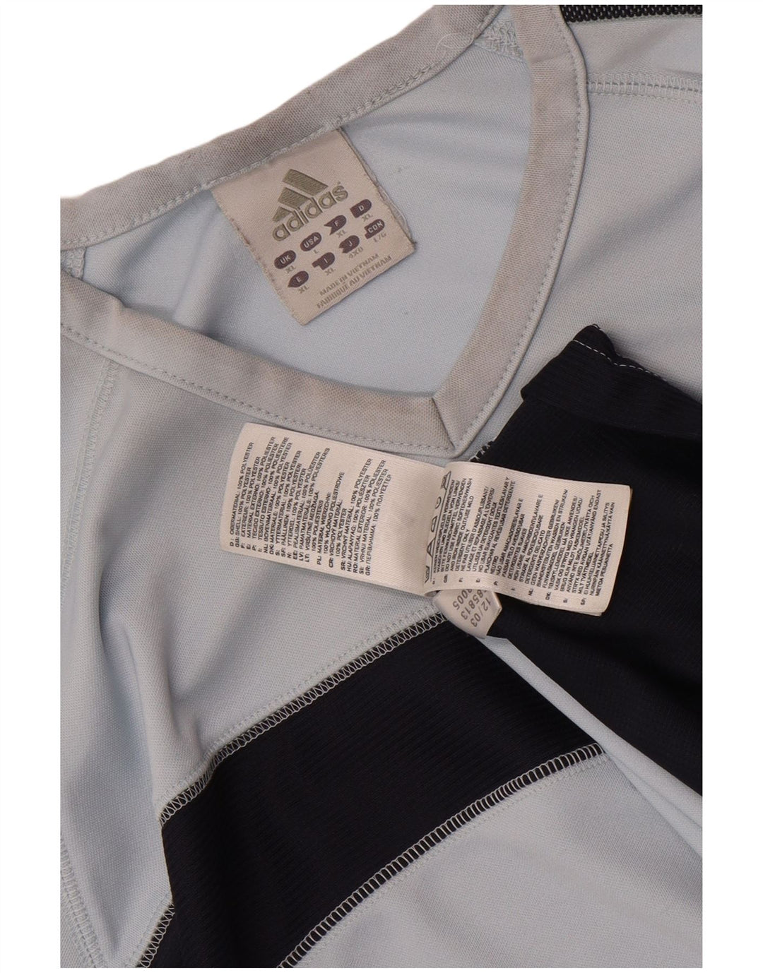 Tricou pentru bărbați Adidas Top XL Albastru Poliester Colorblock