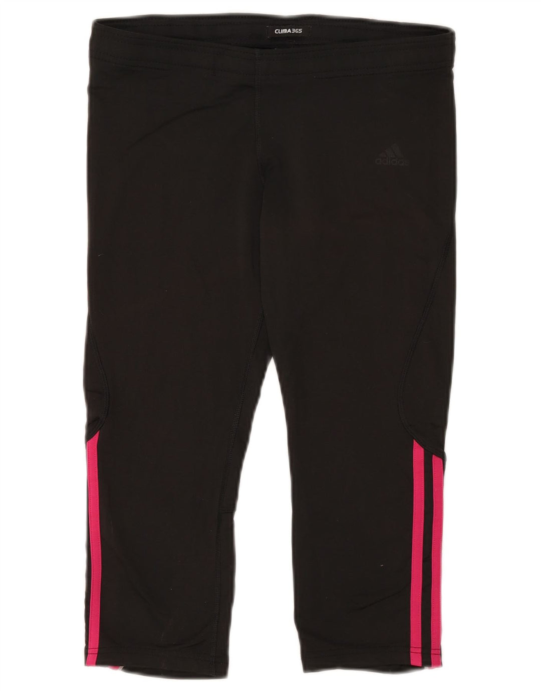 Adidas Womens Clima 365 Capri Leggings UK 14 Medium Black Poliester