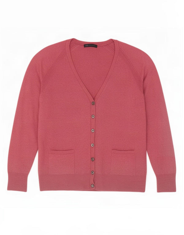 Pulover cardigan pentru femei Marks & Spencer UK 20 2XL roz viscoză