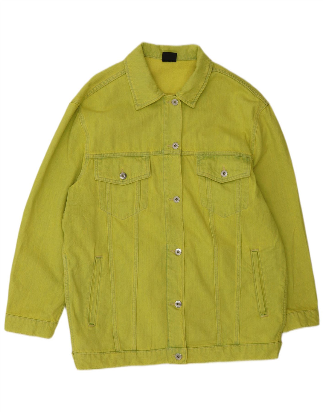 Jachetă de blugi supradimensionată pentru femei TWINSET UK 10 mic, verde, bumbac, modernă