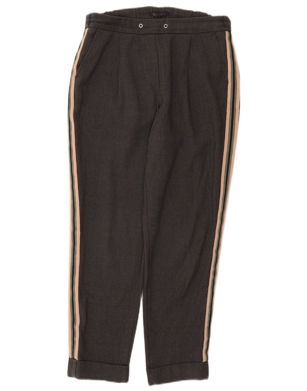 Pantaloni tăiați conici pentru femei Marks & Spencer UK 8 Small W28 L25 Gri