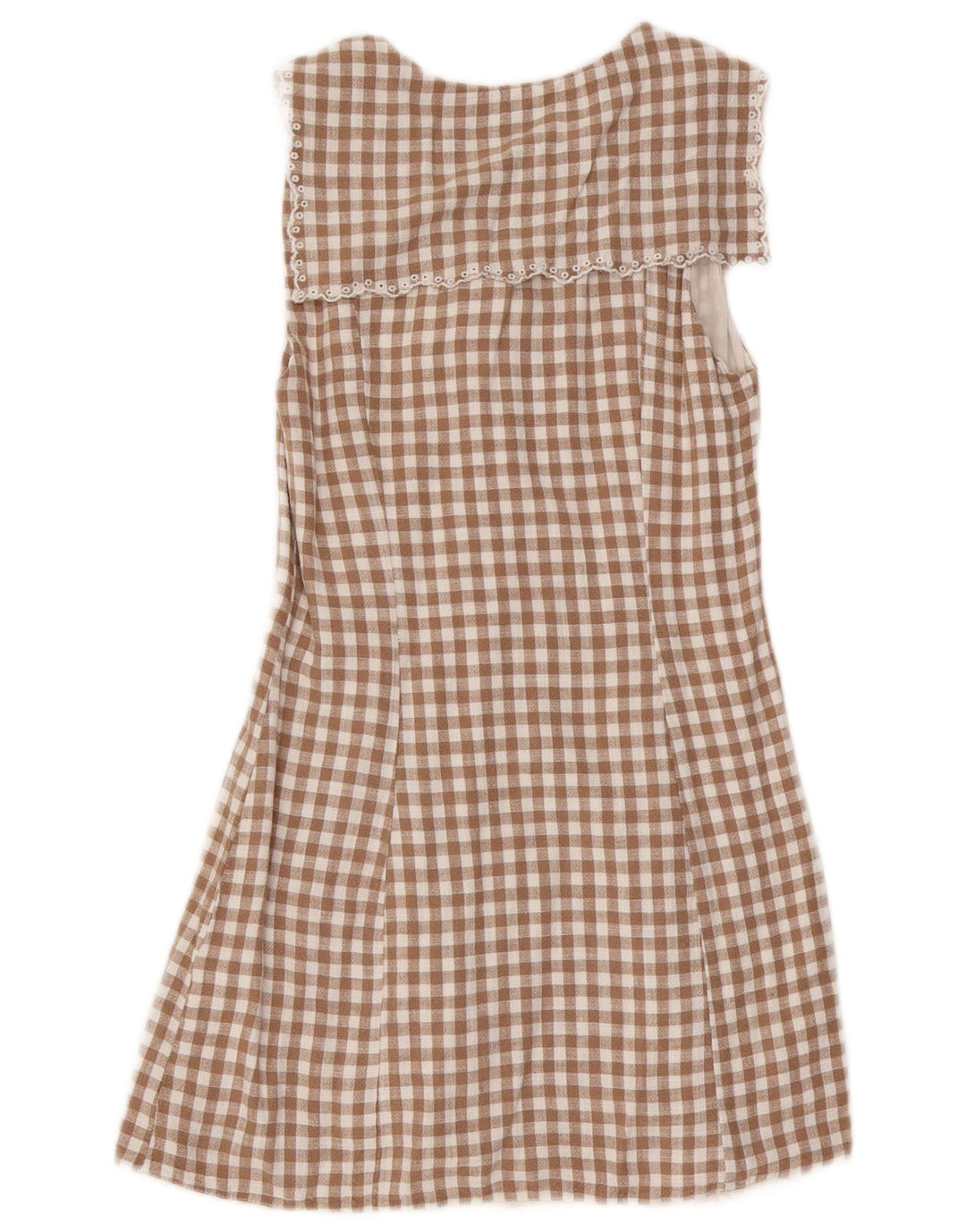 Rochie fără mâneci pentru femei Zara UK 10, maro, viscoză