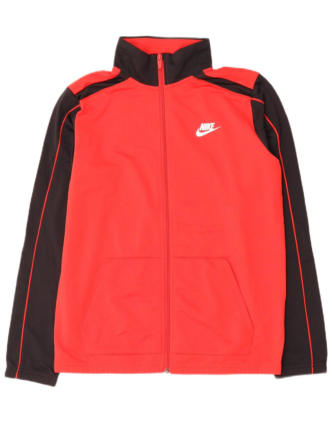 Jachetă de trening pentru băieți Nike 13-14 ani XL poliester color bloc roșu