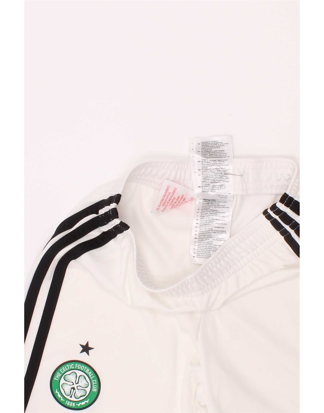 Pantaloni scurți sport adidas Boston Celtics pentru băieți 5-6 ani, alb, poliester